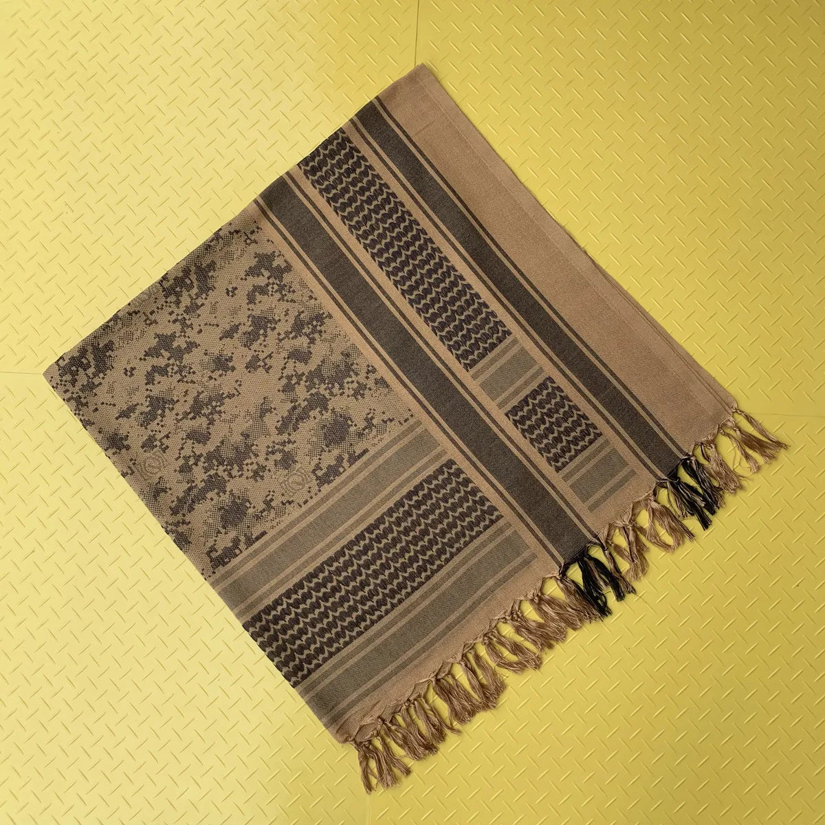 Islamic Print Scarf Unisex Lightweight Plaid Men Women Tassel Arab Desert Shemagh KeffIyeh Scarf Shawl Hijab Wrap Pashmina sjaal