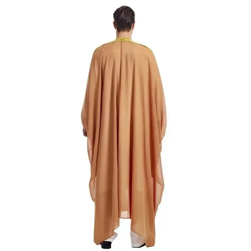 Men Kebaya Open Muslim Kimono Abaya Turkey Arabic Islam Djellaba Homme Robe Musulmane Hombre Ramadan Abayas for Prayer Clothes