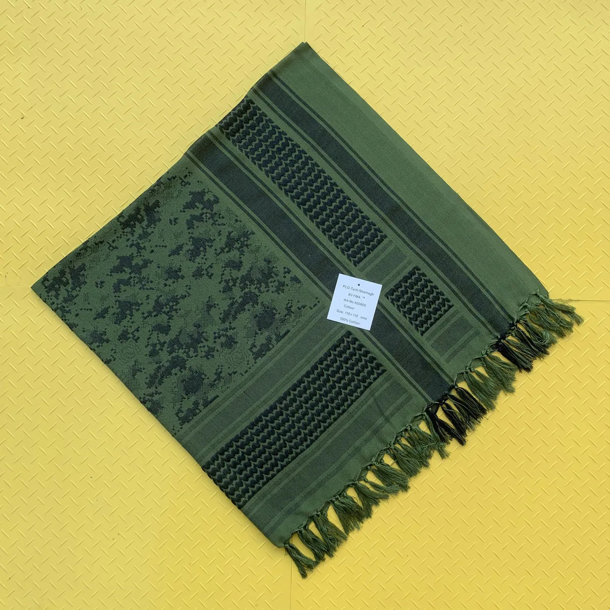 Islamic Print Scarf Unisex Lightweight Plaid Men Women Tassel Arab Desert Shemagh KeffIyeh Scarf Shawl Hijab Wrap Pashmina sjaal