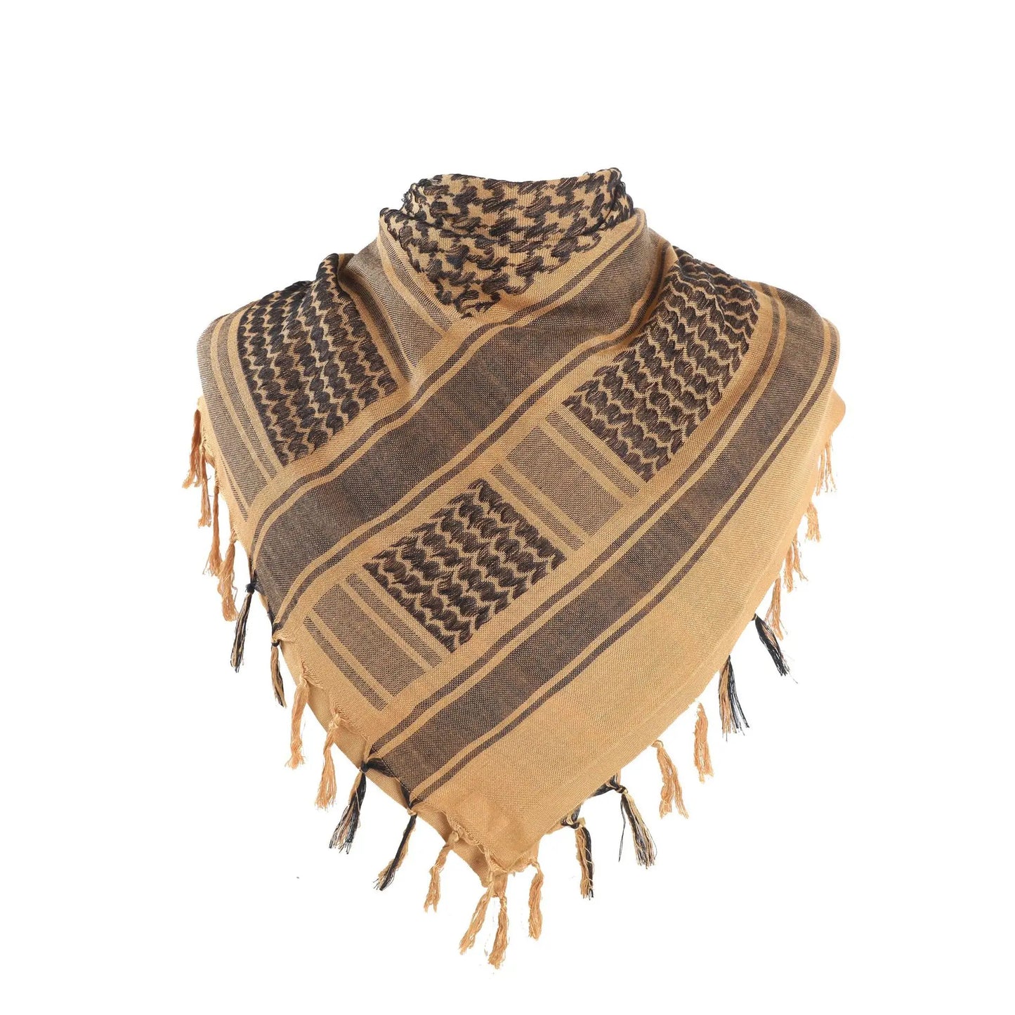 Islamic Print Scarf Unisex Lightweight Plaid Men Women Tassel Arab Desert Shemagh KeffIyeh Scarf Shawl Hijab Wrap Pashmina sjaal
