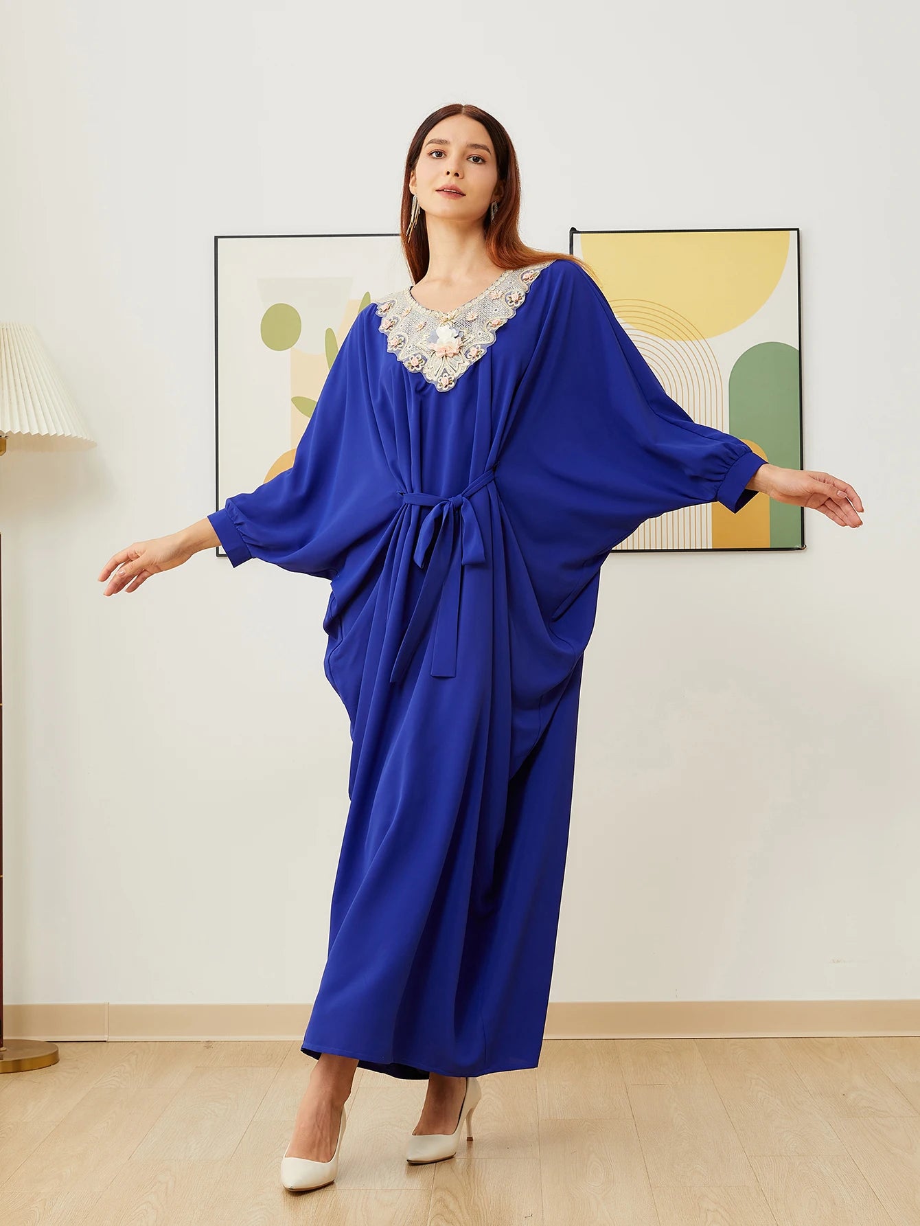 DEVCHATA Elegant Muslim Abaya Dress Ramadan Plain Woman Kaftan Prayer Islamic Clothing Modest Robe