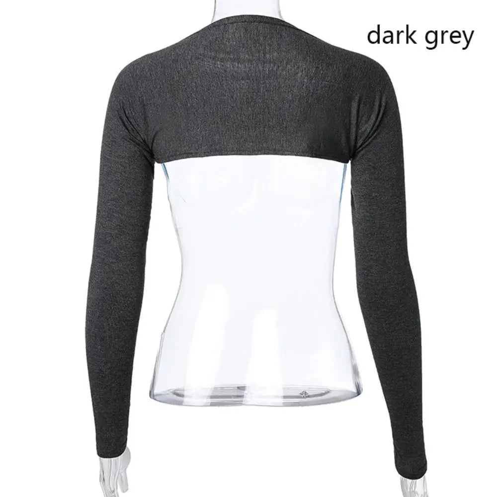 Women Muslim Long Shoulder Sleeves Shawl Arm Cover Undershirt Bodysuit Shrug Crop Top Modal Islamic Hijab Accessories
