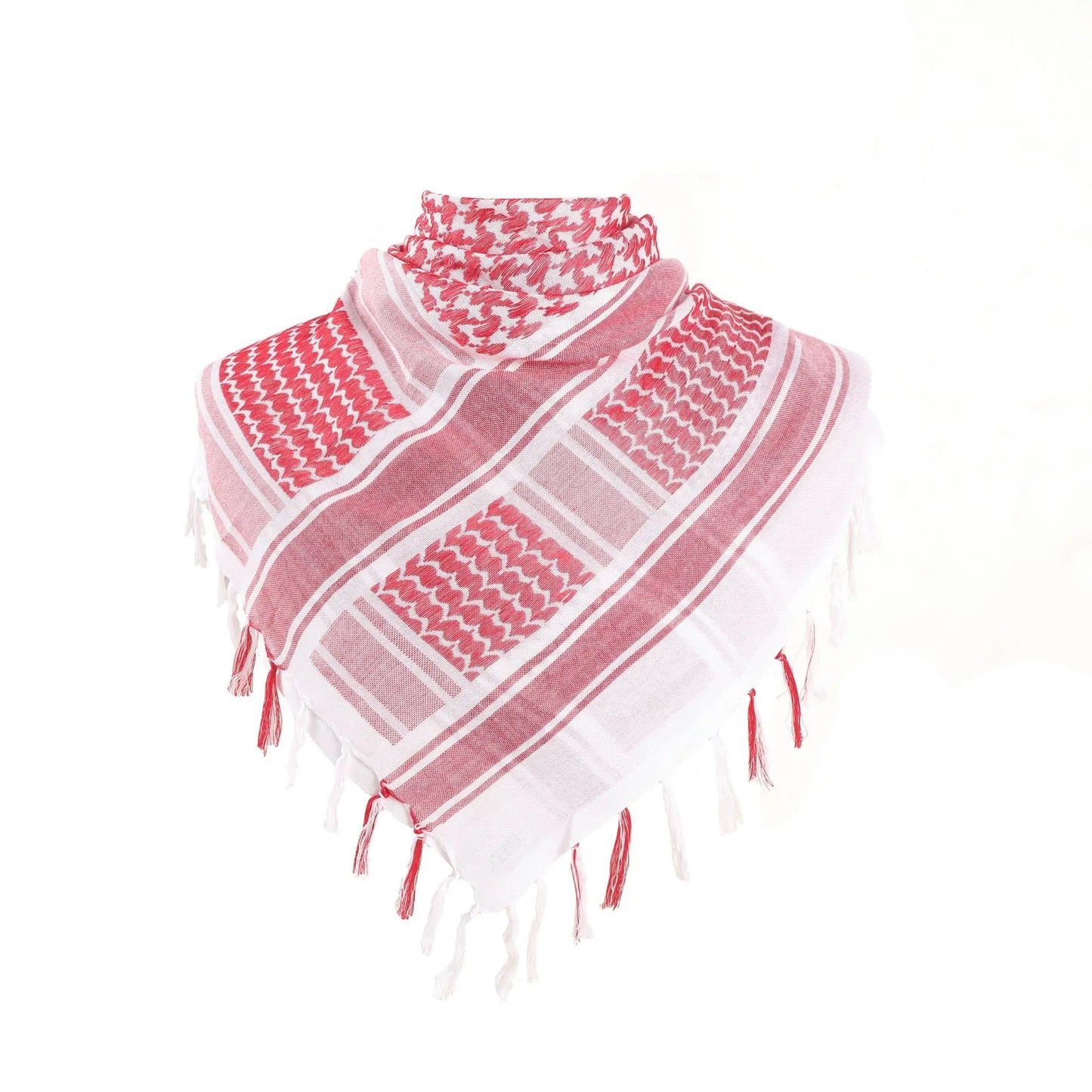 Islamic Print Scarf Unisex Lightweight Plaid Men Women Tassel Arab Desert Shemagh KeffIyeh Scarf Shawl Hijab Wrap Pashmina sjaal
