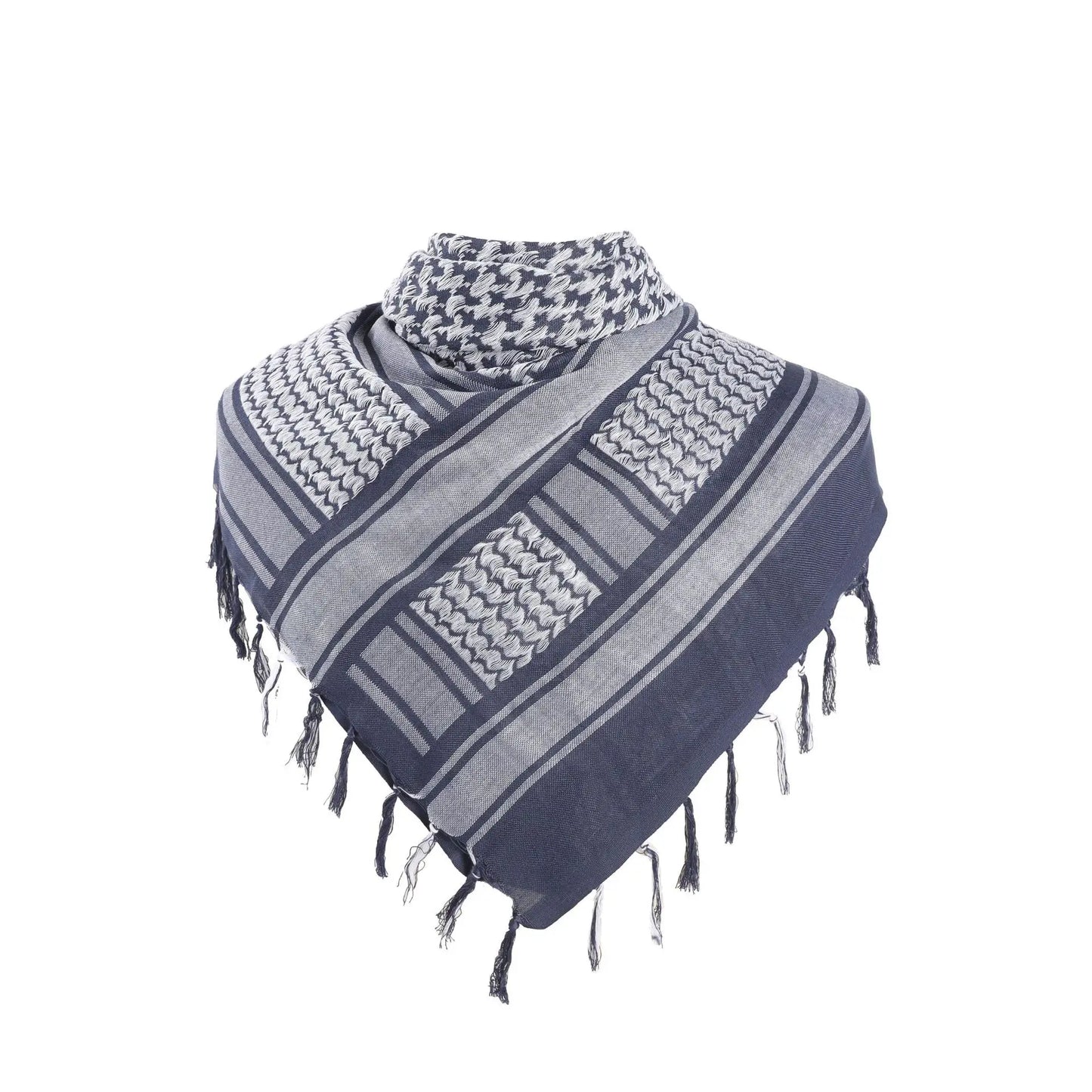 Islamic Print Scarf Unisex Lightweight Plaid Men Women Tassel Arab Desert Shemagh KeffIyeh Scarf Shawl Hijab Wrap Pashmina sjaal