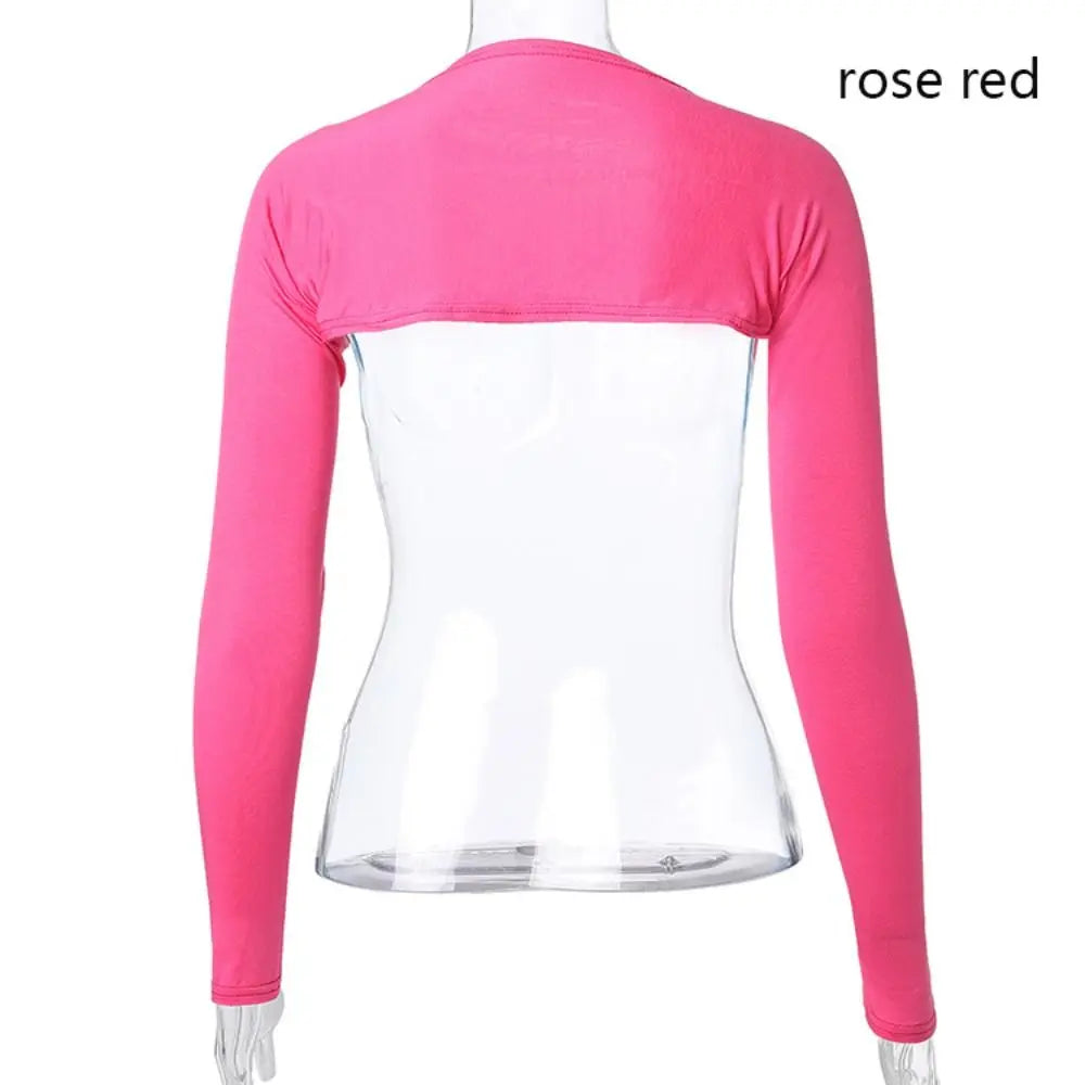 Women Muslim Long Shoulder Sleeves Shawl Arm Cover Undershirt Bodysuit Shrug Crop Top Modal Islamic Hijab Accessories