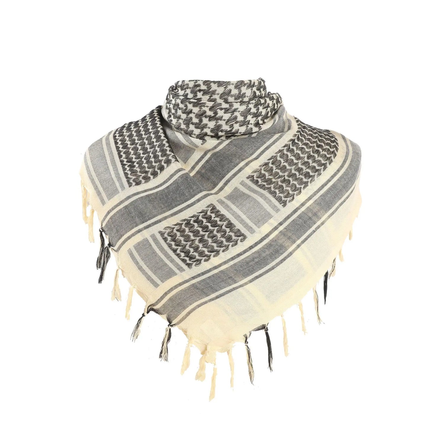 Islamic Print Scarf Unisex Lightweight Plaid Men Women Tassel Arab Desert Shemagh KeffIyeh Scarf Shawl Hijab Wrap Pashmina sjaal