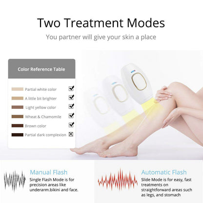 Popular hair removal device laser hair removal device IPL household women's shaving strong pulse hair removal device