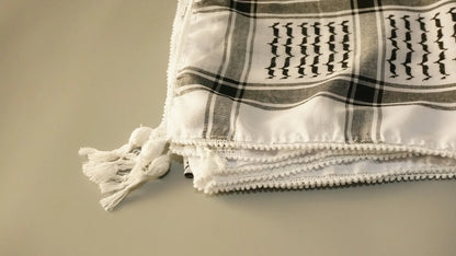 Islamic Print Scarf Unisex Lightweight Plaid Men Women Tassel Arab Desert Shemagh KeffIyeh Scarf Shawl Hijab Wrap Pashmina sjaal