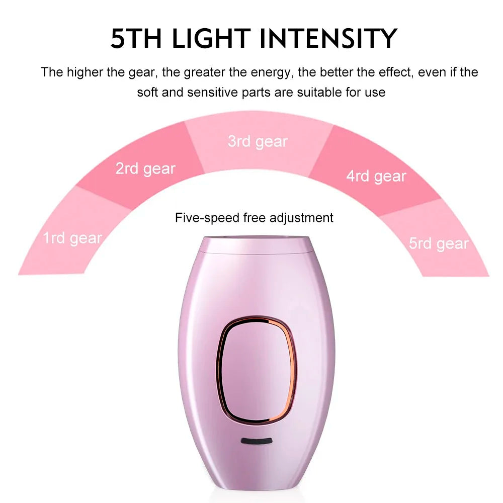 IPL laser freezing point hair removal instrument photon painless armpit hair leg hair lip hair skin rejuvenation device