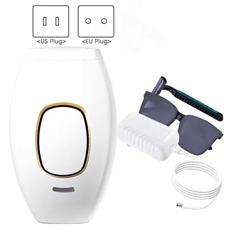 IPL laser freezing point hair removal instrument photon painless armpit hair leg hair lip hair skin rejuvenation device