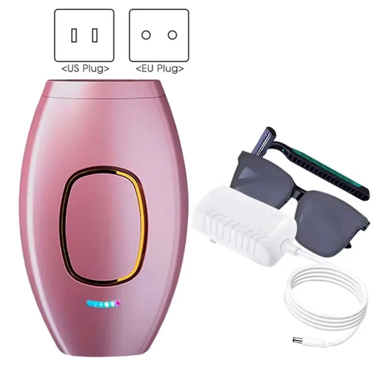 IPL laser freezing point hair removal instrument photon painless armpit hair leg hair lip hair skin rejuvenation device