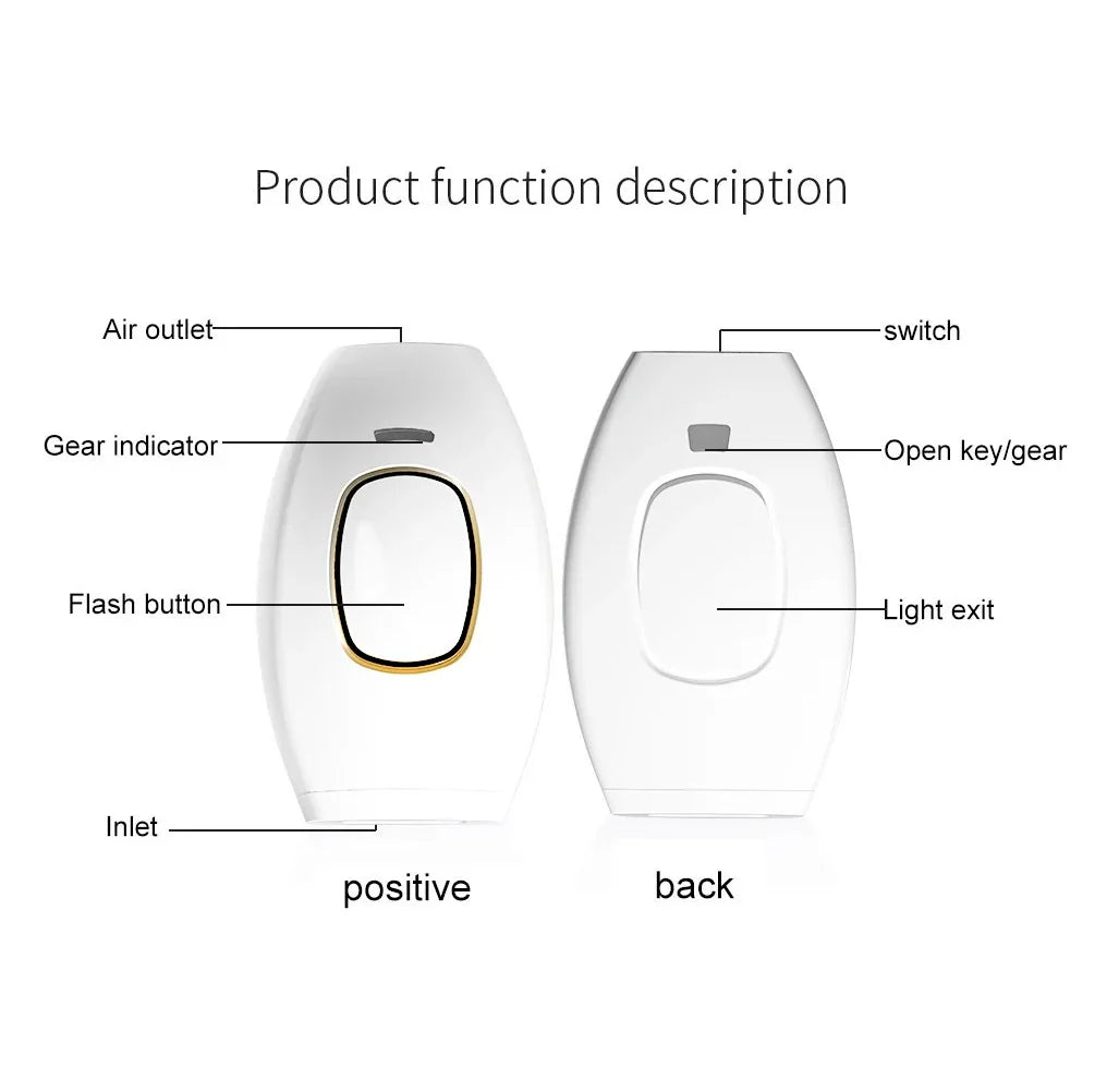 IPL laser freezing point hair removal instrument photon painless armpit hair leg hair lip hair skin rejuvenation device