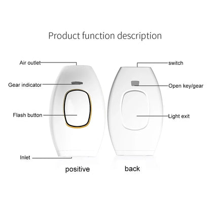 IPL laser freezing point hair removal instrument photon painless armpit hair leg hair lip hair skin rejuvenation device