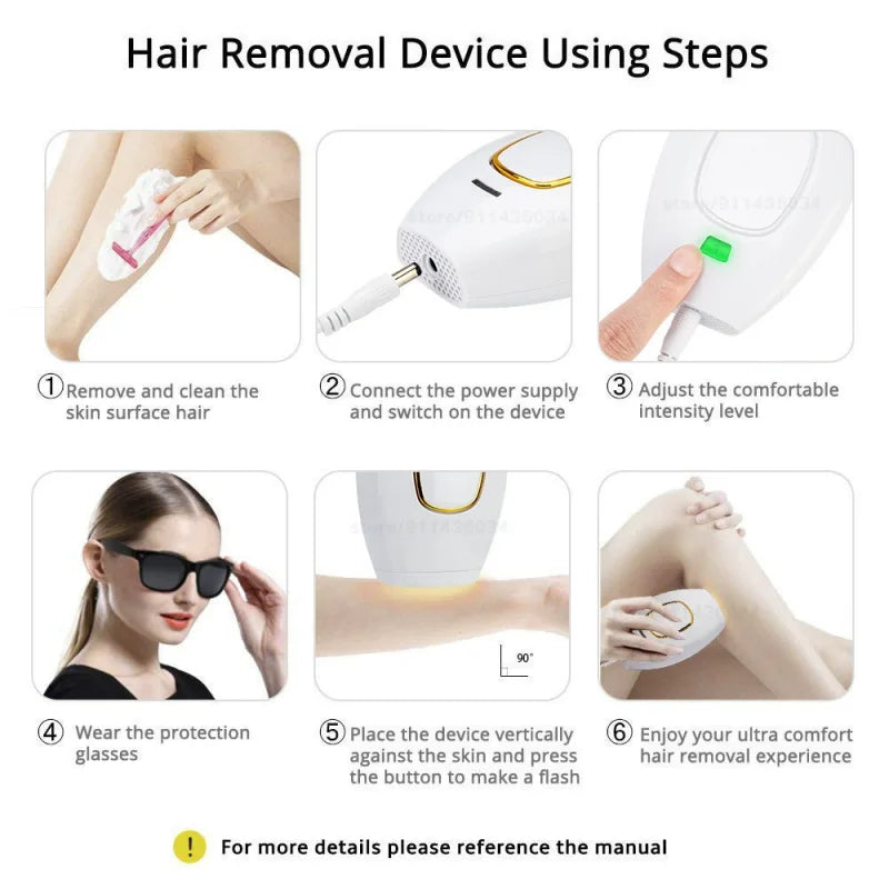 IPL laser freezing point hair removal instrument photon painless armpit hair leg hair lip hair skin rejuvenation device