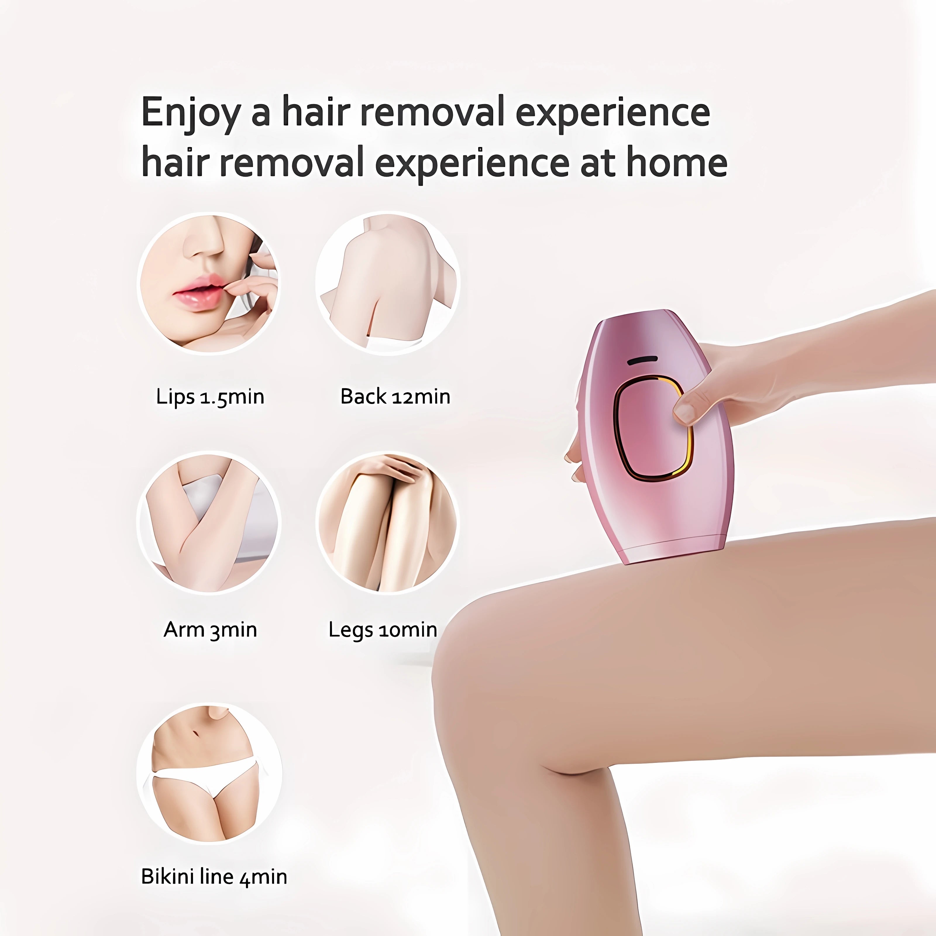 IPL laser freezing point hair removal instrument photon painless armpit hair leg hair lip hair skin rejuvenation device