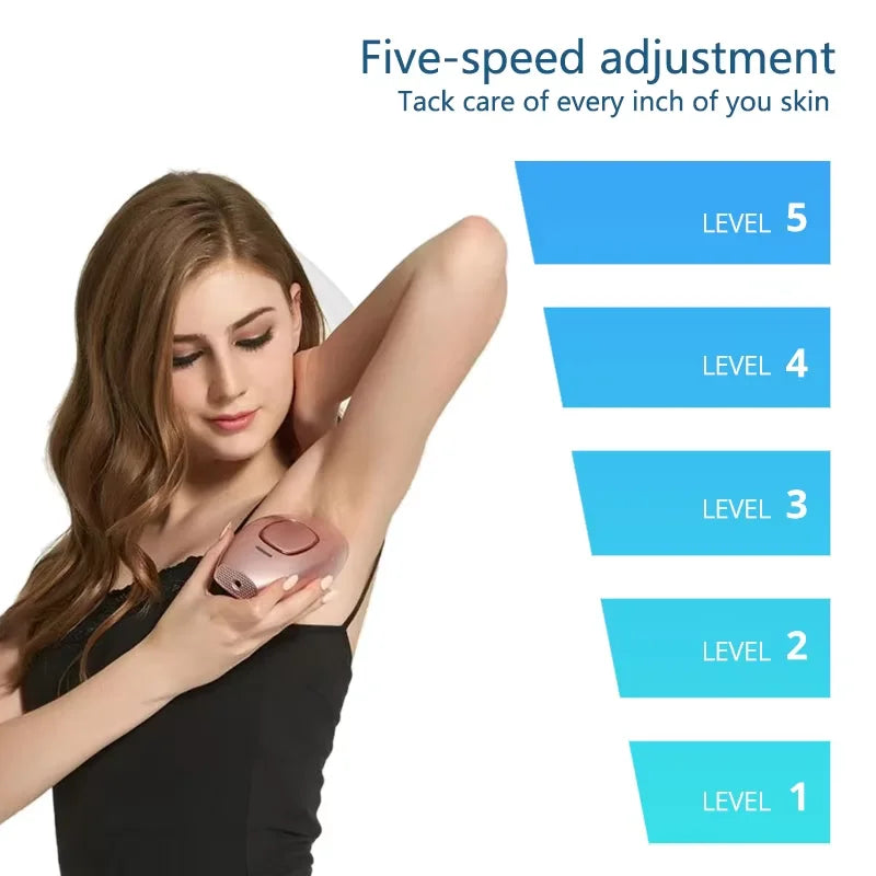 IPL laser freezing point hair removal instrument photon painless armpit hair leg hair lip hair skin rejuvenation device