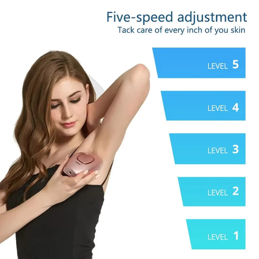 IPL laser freezing point hair removal instrument photon painless armpit hair leg hair lip hair skin rejuvenation device