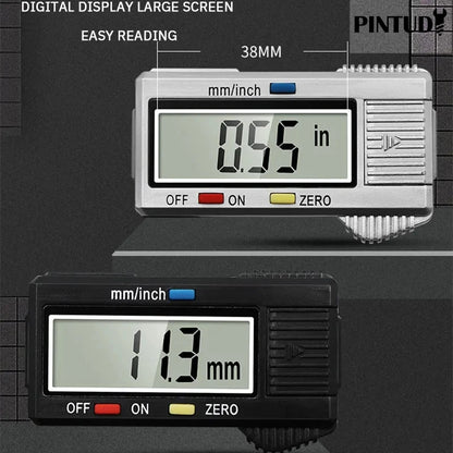 1PC Plastic Vernier Caliper Digital Display Caliper Mini Text Play Caliper Student Vernier Ruler 0 to 150mm Measuring Tool