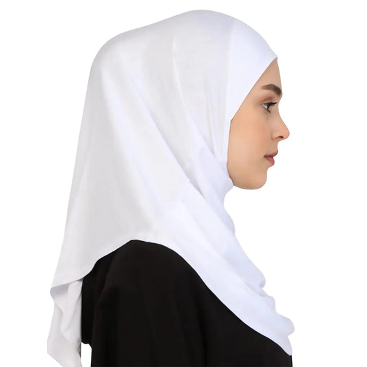 Cotton Muslim Turban Full Cover Islamic Caps Underscarf Inner Women's Hijab Cap Headscarf Long Shawl Wrap Neck Head Bonnet Hat