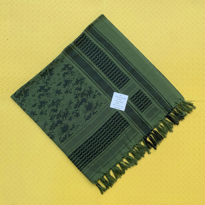 Islamic Print Scarf Unisex Lightweight Plaid Men Women Tassel Arab Desert Shemagh KeffIyeh Scarf Shawl Hijab Wrap Pashmina sjaal