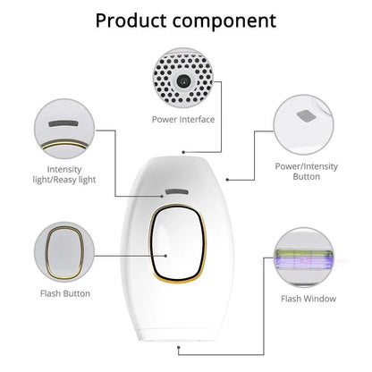 IPL laser freezing point hair removal instrument photon painless armpit hair leg hair lip hair skin rejuvenation device