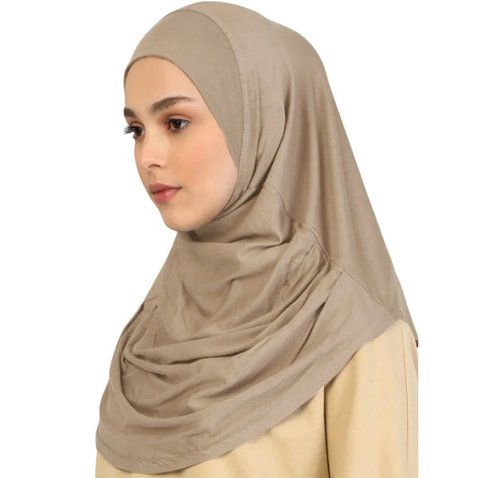 Cotton Muslim Turban Full Cover Islamic Caps Underscarf Inner Women's Hijab Cap Headscarf Long Shawl Wrap Neck Head Bonnet Hat