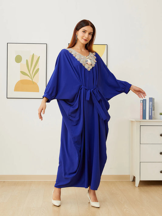 DEVCHATA Elegant Muslim Abaya Dress Ramadan Plain Woman Kaftan Prayer Islamic Clothing Modest Robe