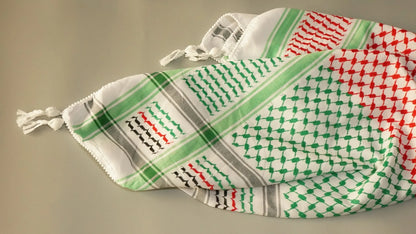 Islamic Print Scarf Unisex Lightweight Plaid Men Women Tassel Arab Desert Shemagh KeffIyeh Scarf Shawl Hijab Wrap Pashmina sjaal