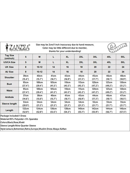 ZANZEA Fashion Women Long Sleeve Solid Ruffles Sundress Islamic Clothing Autumn Muslim Abaya Long Dress Robe Femme Eid Mubarek