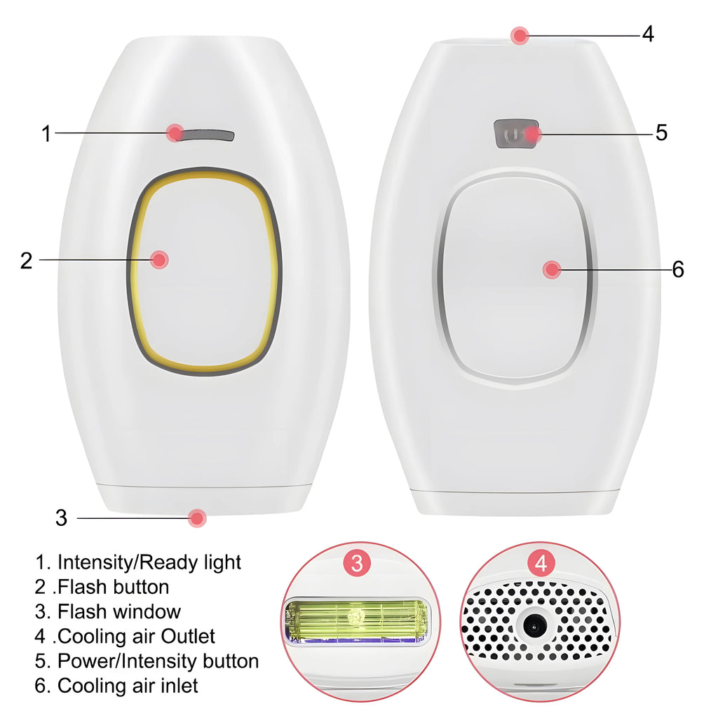 IPL laser freezing point hair removal instrument photon painless armpit hair leg hair lip hair skin rejuvenation device