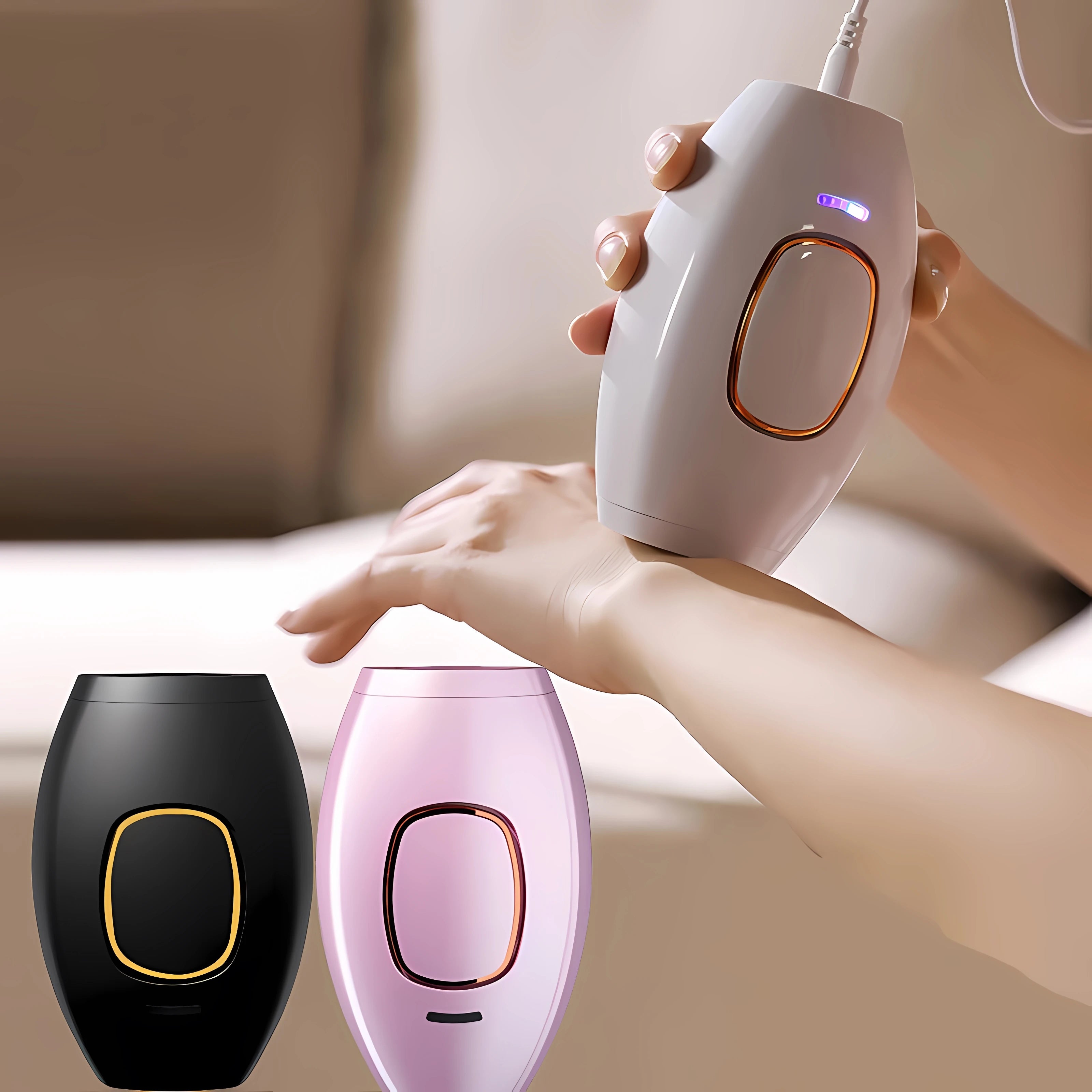 IPL laser freezing point hair removal instrument photon painless armpit hair leg hair lip hair skin rejuvenation device