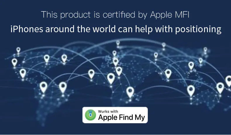 Bluetooth Mini Tracking Device for Apple Find My APP Smart Tag Kid Pet Car GPS Lost Tracker Anti-Lost Alarm Reminder Positioner