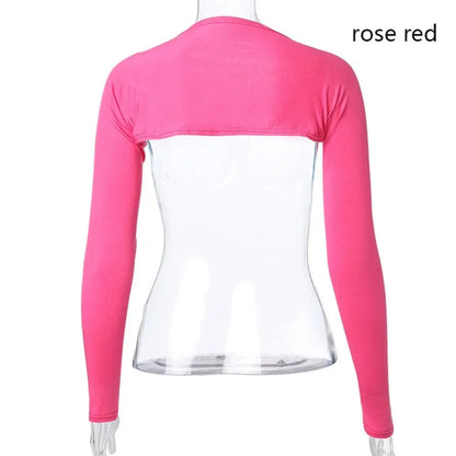 Women Muslim Long Shoulder Sleeves Shawl Arm Cover Undershirt Bodysuit Shrug Crop Top Modal Islamic Hijab Accessories