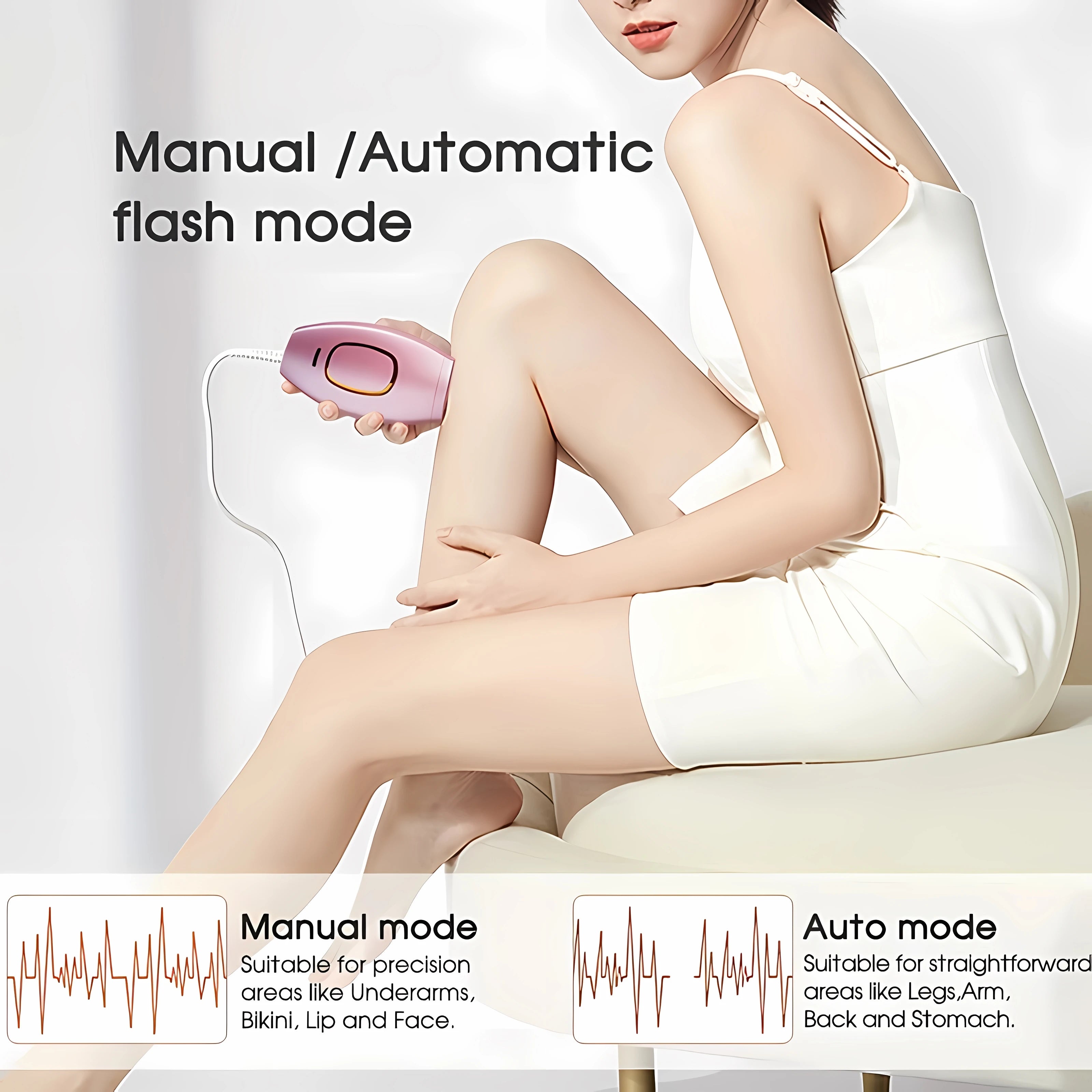 IPL laser freezing point hair removal instrument photon painless armpit hair leg hair lip hair skin rejuvenation device