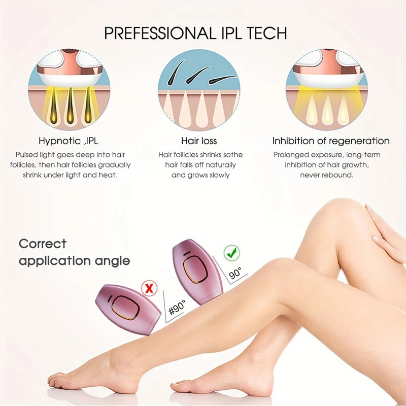IPL laser freezing point hair removal instrument photon painless armpit hair leg hair lip hair skin rejuvenation device