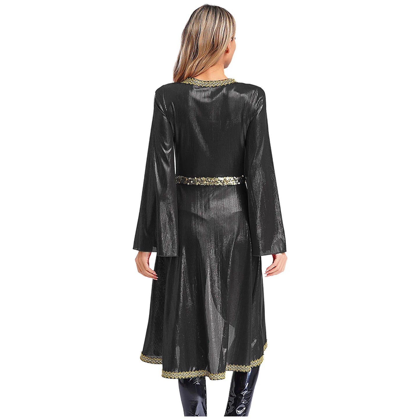 Women Muslim Abaya Dress Thobe Long Sleeve High Waist Embroidery Caftan Dress Islamic Dubai Moroccan Kaftan Fancy Eid Dress